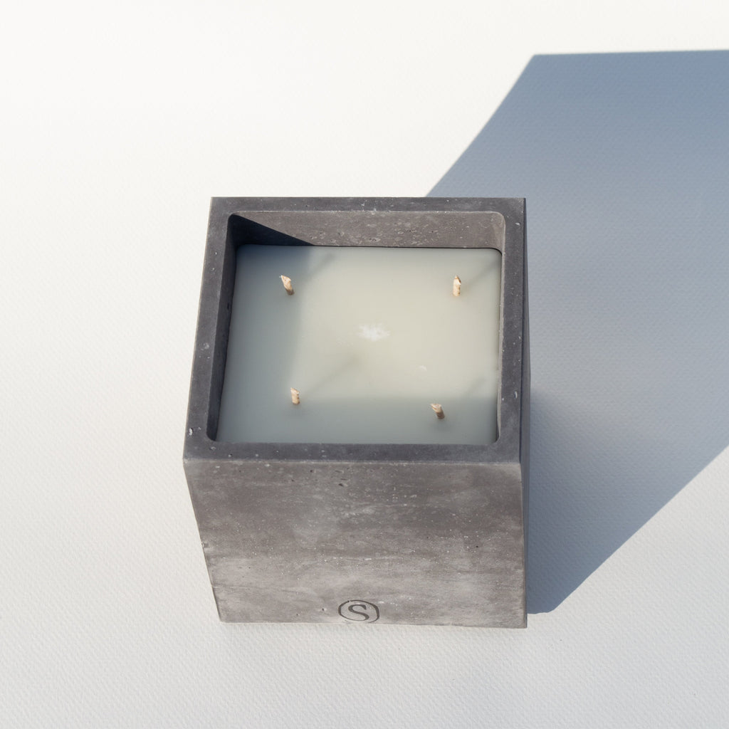 Bougie d'intérieur // Carré // Noir