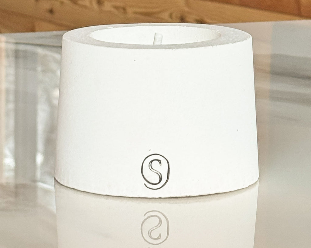 White Indoor Candle - Size S