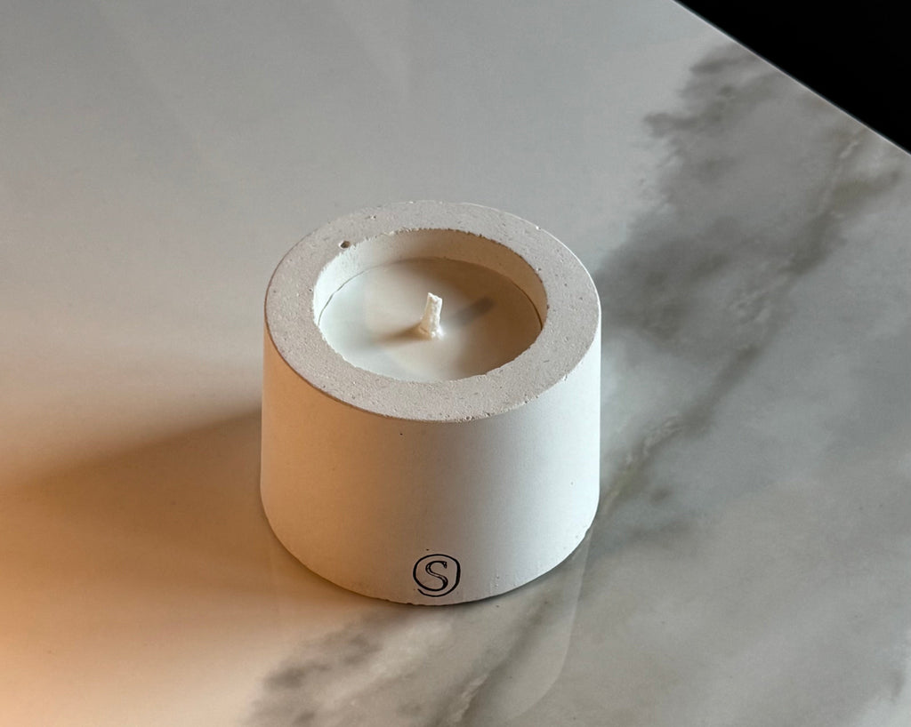 White Indoor Candle - Size S