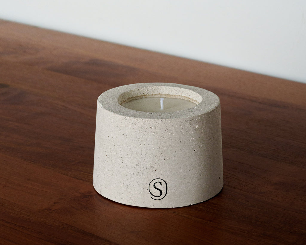 White Indoor Candle - Size S