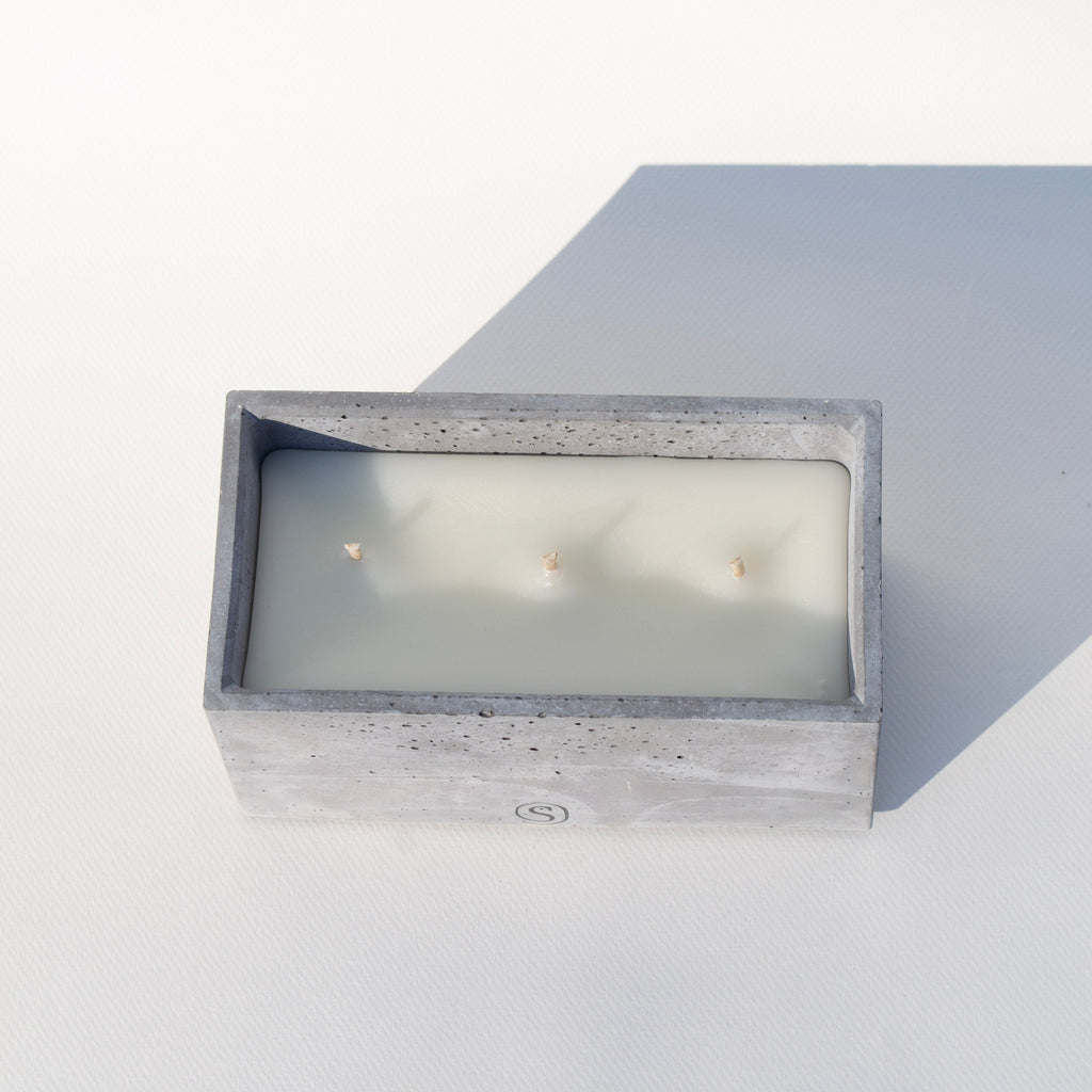 Indoor candle // Rectangle Black