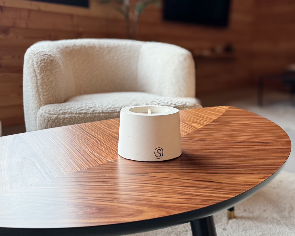 White Indoor Candle - Size S