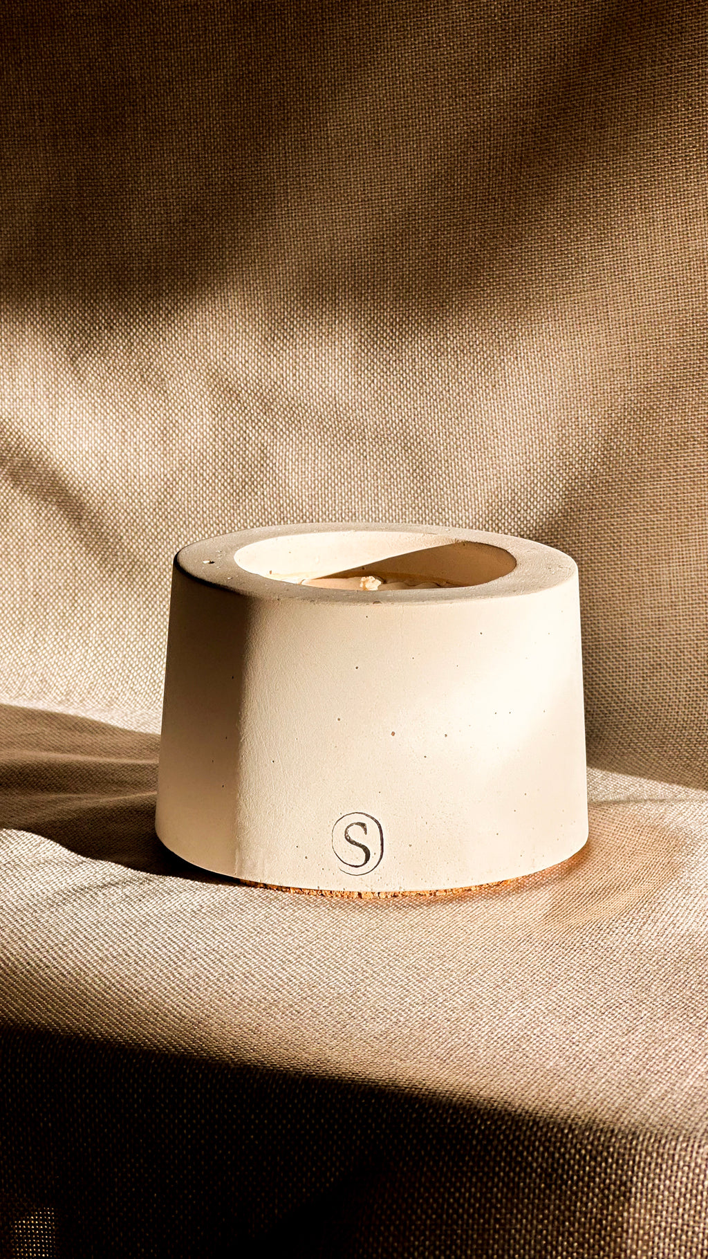 White Indoor Candle - Size S